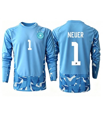 Tyskland Manuel Neuer #1 Målvakt Replika Bortatröja VM 2026 Långärmad